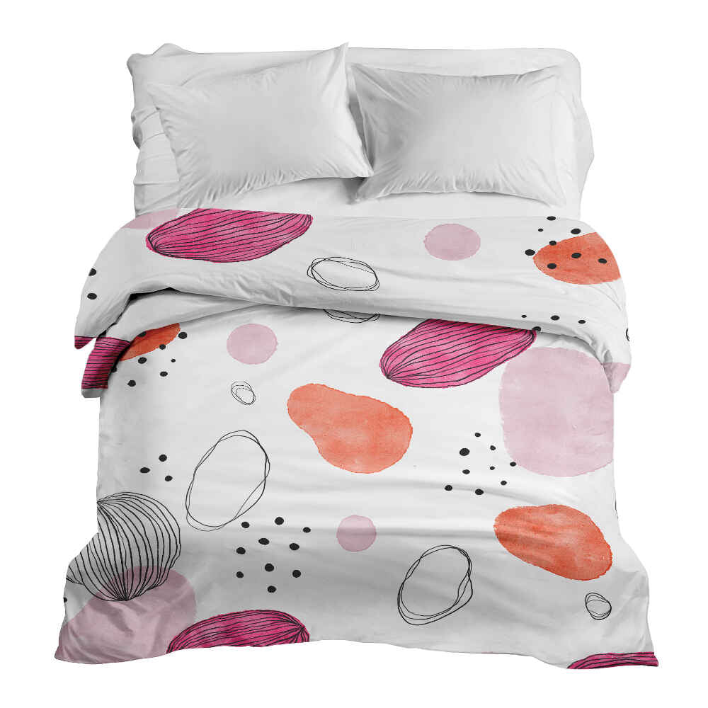 Manta terapéutica original - Funda de algodón círculos abstractos