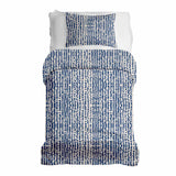 Set de ropa de cama con mantas terapéuticas y puntos azules
