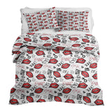 Juego de ropa de cama con manta terapéutica XOXO