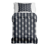 Juego de ropa de cama con manta terapéutica nudo marinero