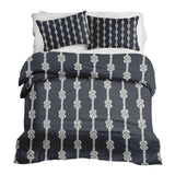 Juego de ropa de cama con manta terapéutica nudo marinero