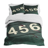 Set de ropa de cama y manta terapéutica verde 456