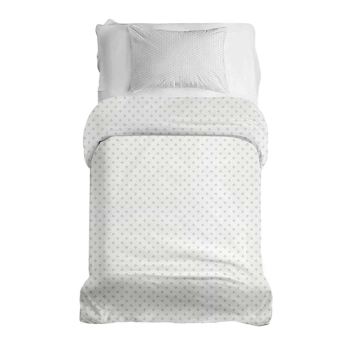 Juego de ropa de cama con pequeñas rombos de mantas terapéuticas