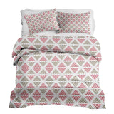 Set de ropa de cama con mantas terapéuticas triángulos navideños