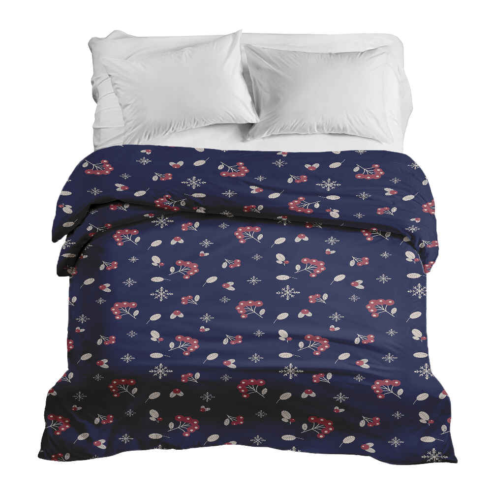 Manta terapéutica original - Funda de algodón azul grosella negra