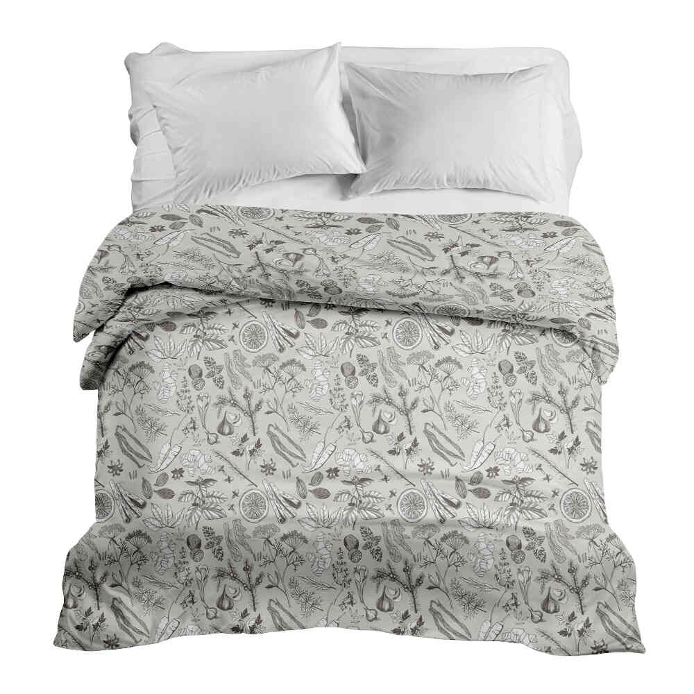 Manta terapéutica original - Funda de algodón gris especias