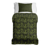 Set de ropa de cama con manta terapéutica de hoja de cáñamo