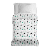 Manta terapéutica original - Funda de algodón blanca Indio