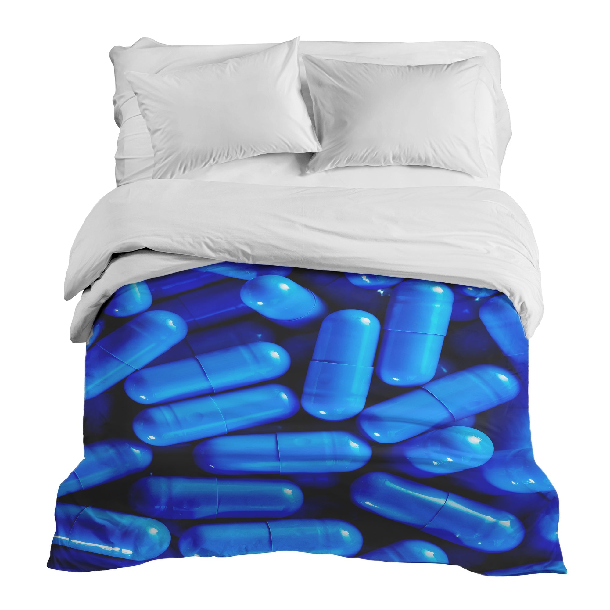 Manta terapéutica original - Funda de algodón azul Tabletten