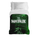 Manta terapéutica original - Funda de algodón verde The Matrix
