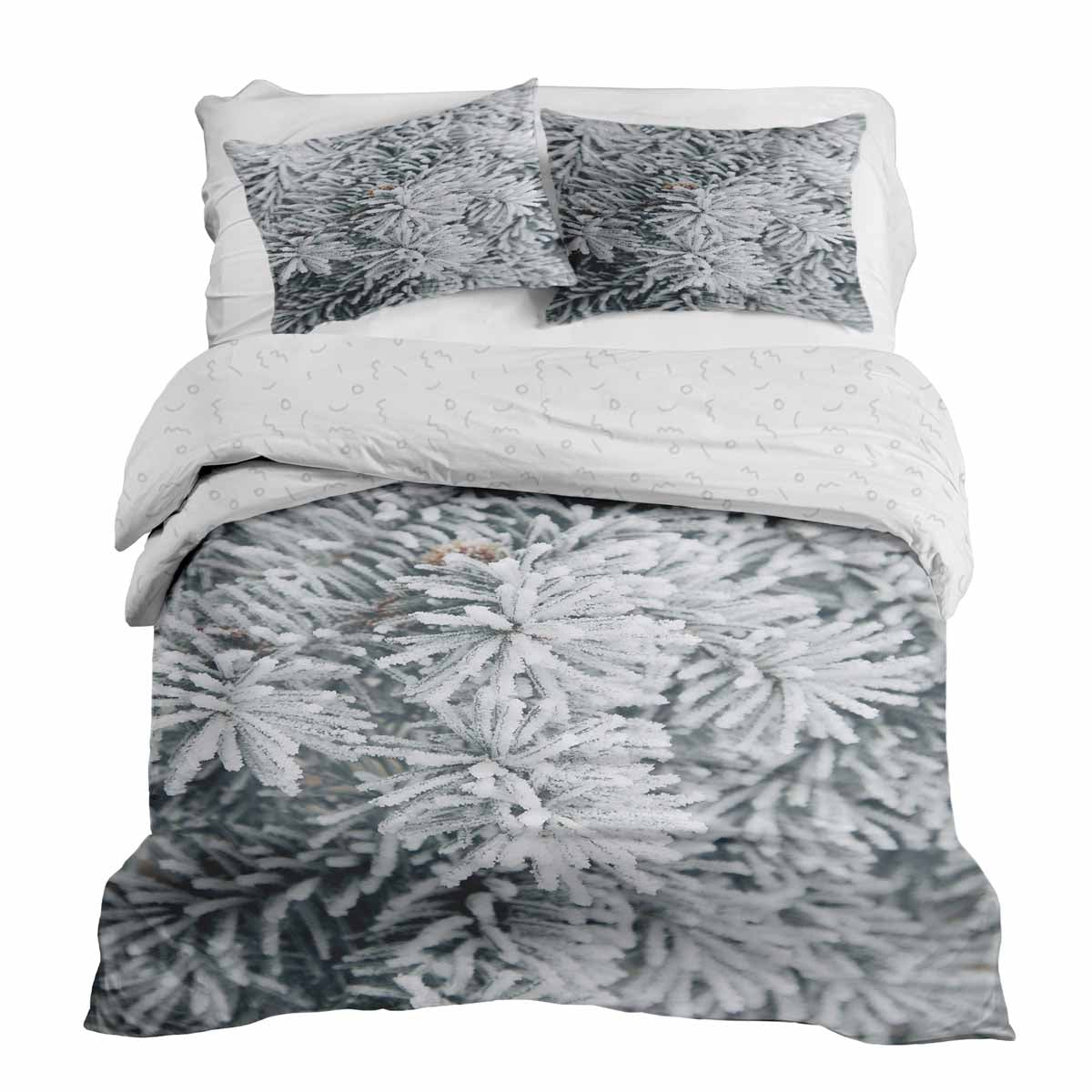 Set de ropa de cama con mantas terapéuticas y carámbanos