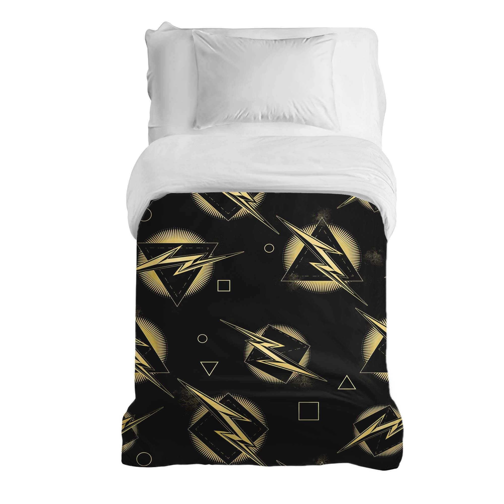 Manta terapéutica original - Funda de algodón rayo amarillo