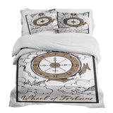 Set de ropa de cama y manta terapéutica Rueda de la Fortuna
