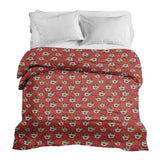 Manta terapéutica original - Funda de algodón roja para llevar