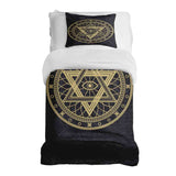 Set de ropa de cama con manta terapéutica Estrella Brújula