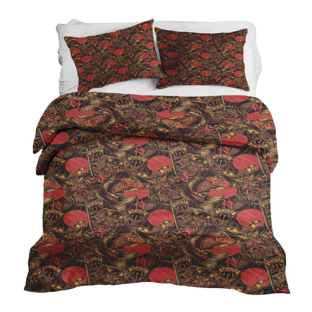 Set de ropa de cama con manta terapéutica de combate chino