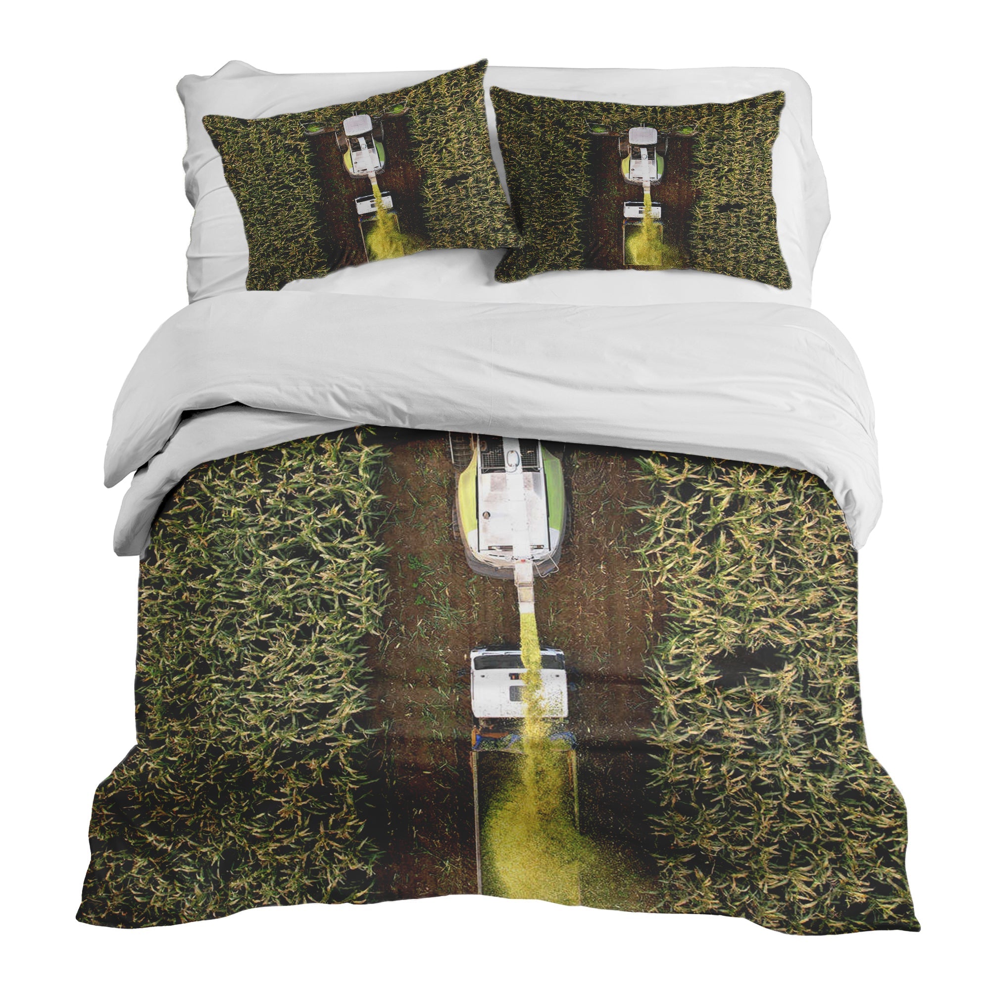 Original Therapiedecke - Juego de Ropa de Cama de Algodón Campo Verde