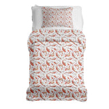 Set de ropa de cama con manta terapéutica Karpfen naranja