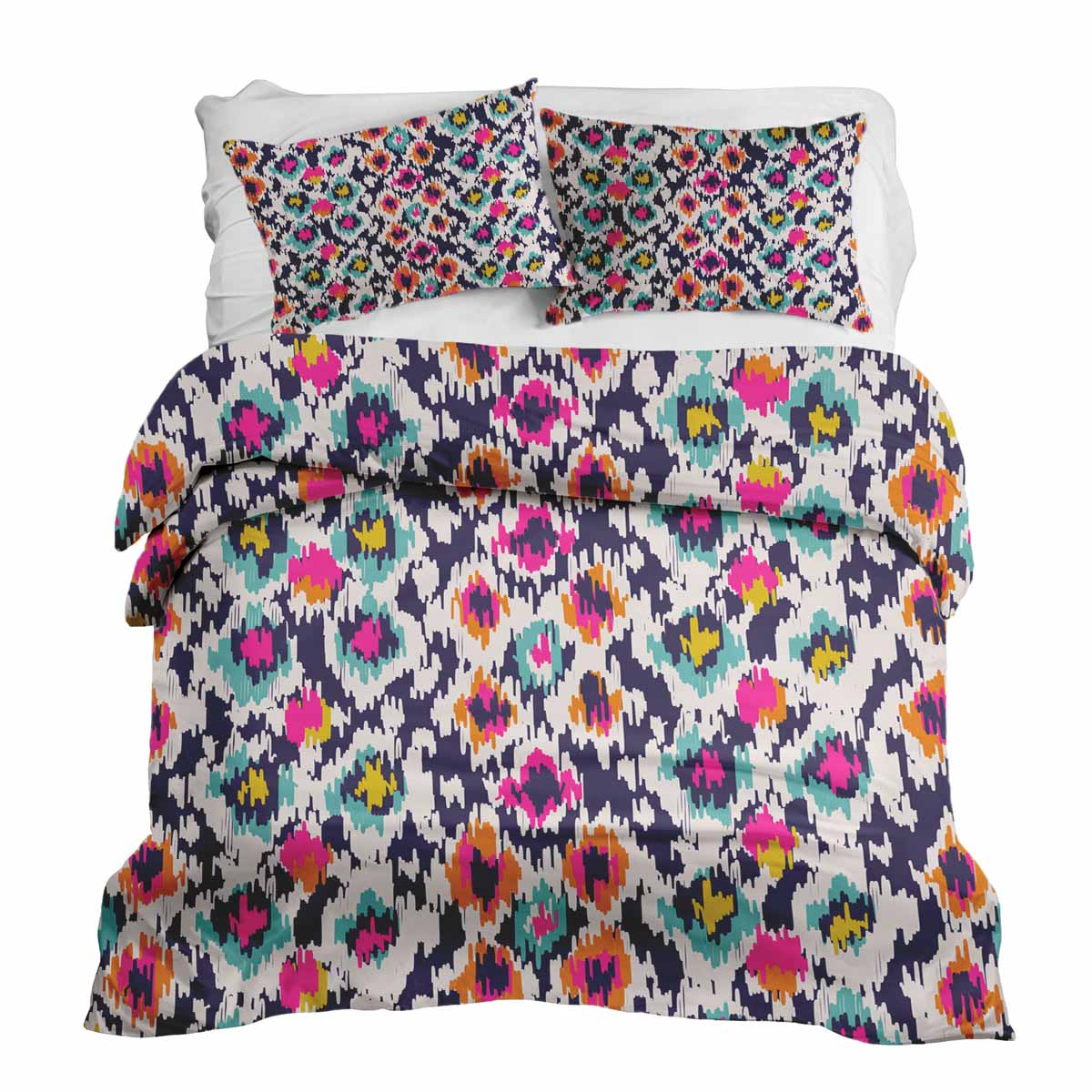 Set de ropa de cama para terapia colorido con estampado de leopardo