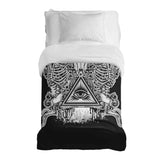 Manta terapéutica original - Funda de algodón negro Ojo 2