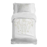 Juego de ropa de cama con manta terapéutica Estrella zodiacal Géminis