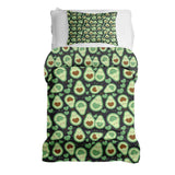Set de ropa de cama con mantas terapéuticas Aguacates verdes