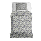 Juego de ropa de cama con manta terapéutica mar tormentoso