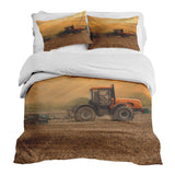 Set de ropa de cama con manta terapéutica Tractor con remolque
