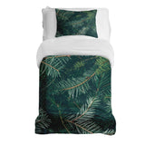 Set de ropa de cama Therapiedecnen con ramas de abeto verdes