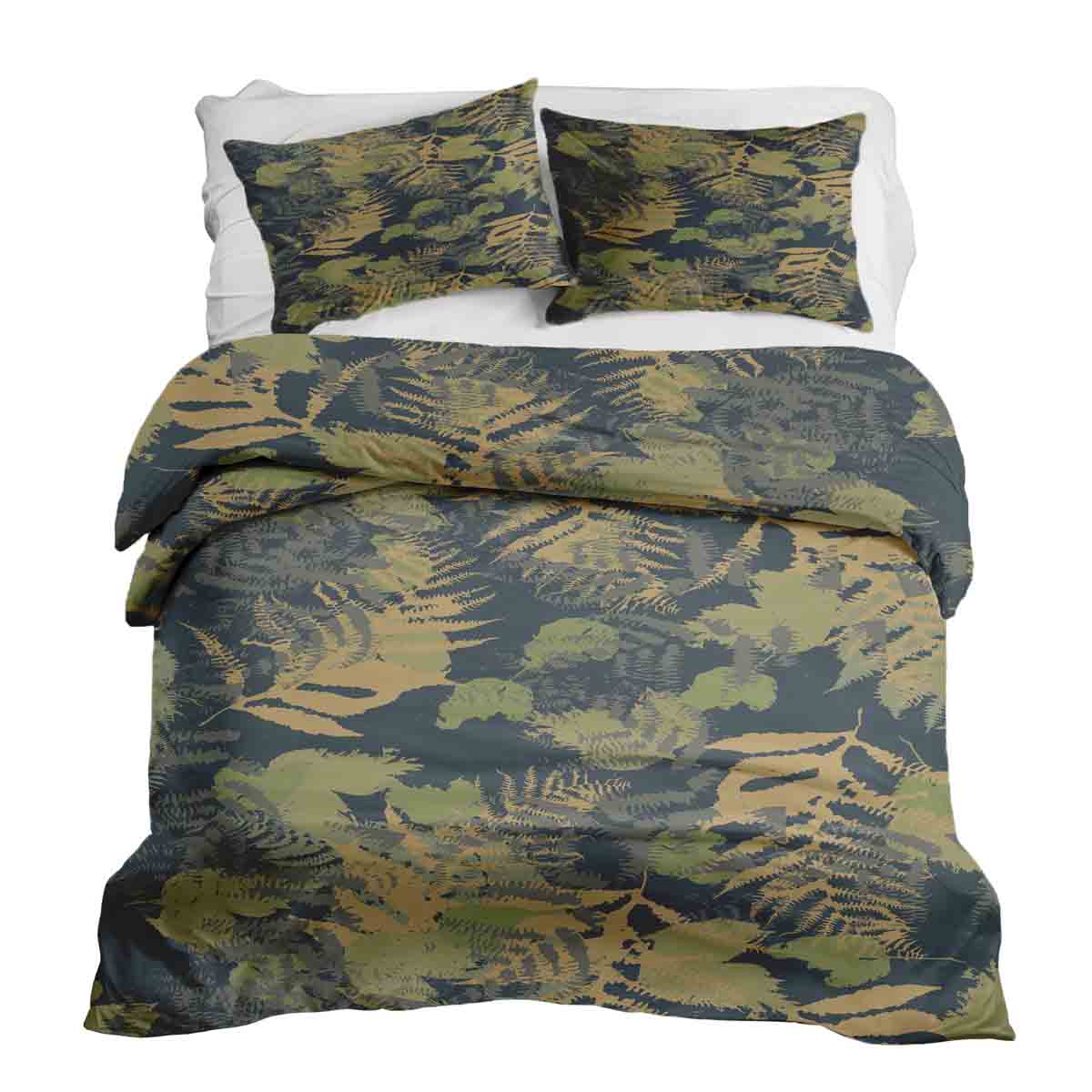 Set de ropa de cama con manta terapéutica bosque