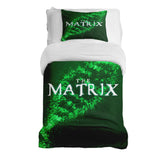 Set de ropa de cama con manta terapéutica verde Matrix DNA