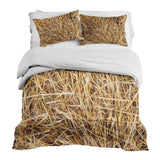 Set de ropa de cama con manta terapéutica y heno