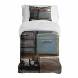 Set de ropa de cama con mantas terapéuticas y cajas