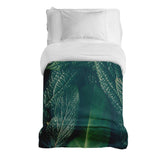 Manta terapéutica original - Funda de algodón Hojas verdes