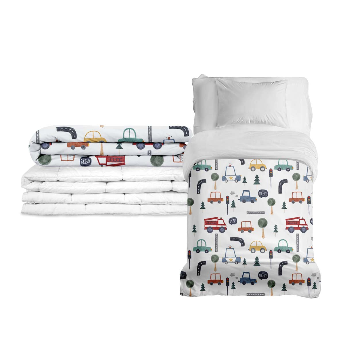 Manta terapéutica original - Manta ponderada para autos con funda de algodón para niños