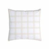 Almohada de salud naranja cuadros verdes