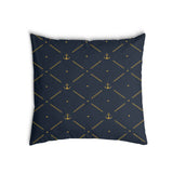 Almohada de salud azul con ancla