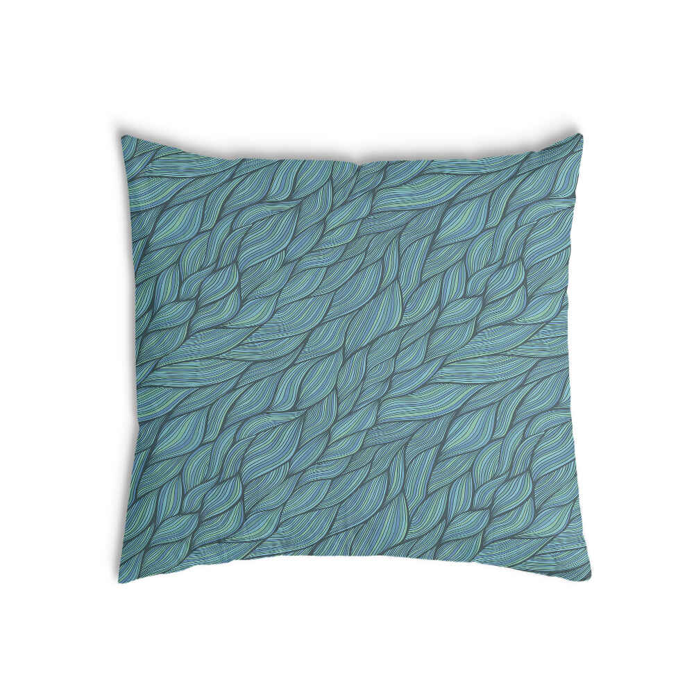 Almohada de salud tejido verde