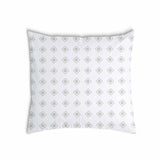 Almohada de salud blanca con círculos verdes