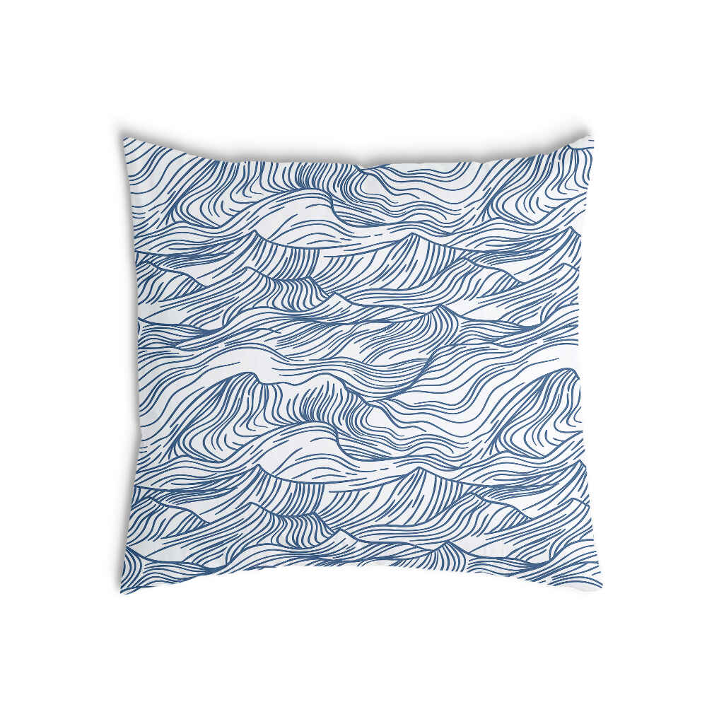 Almohada de salud ondas en azul
