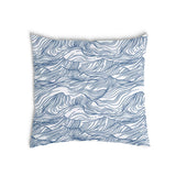 Almohada de salud ondas en azul