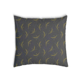 Almohada de salud gris con trigo