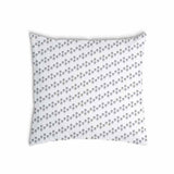 Almohada de salud blanca con círculos grises