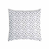 Almohada de salud blanca con manchas grises