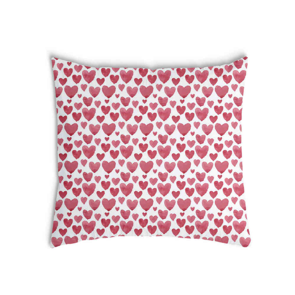 Almohada de salud Corazones rojos