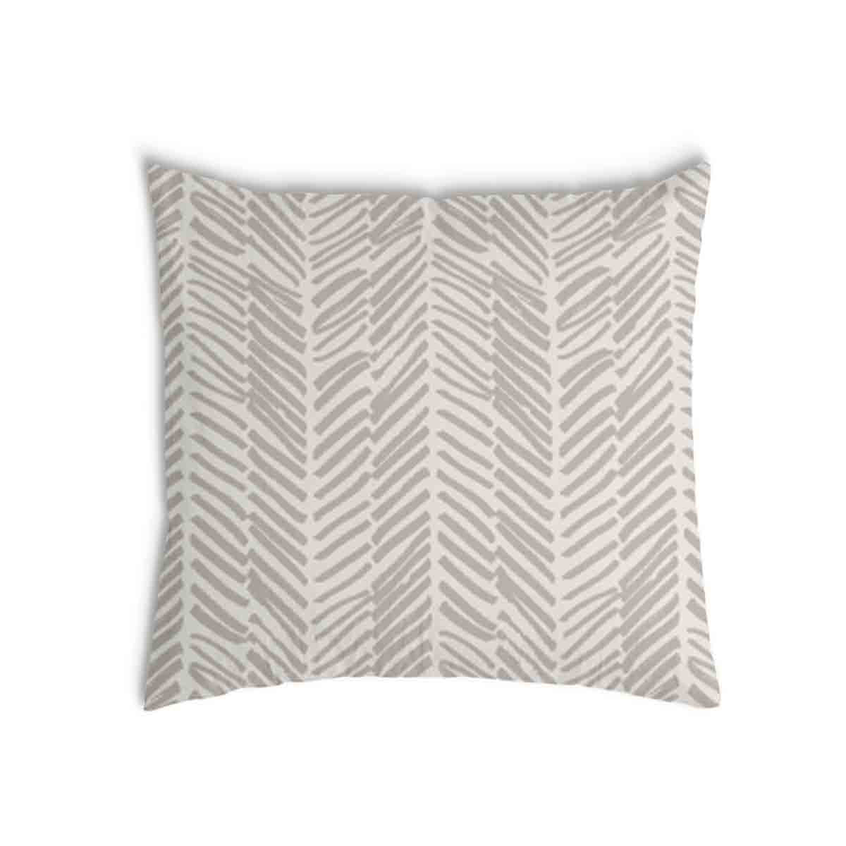 Almohada de salud beige con rayas