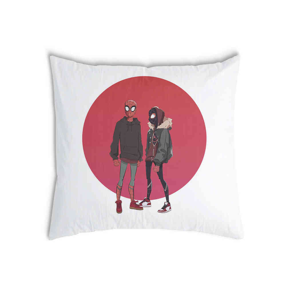 Almohada de salud blanca con Spiderman