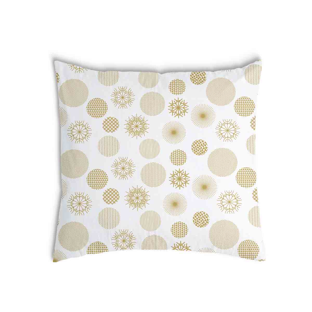 Almohada de salud adorno navideño dorado