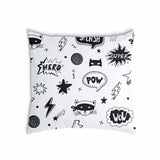 Almohada de salud blanca superhéroes