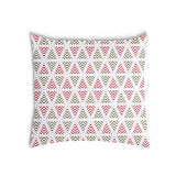 Almohada de salud triángulos navideños